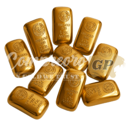 Pack 10 Lingotes de ORO 24K 1 onza.